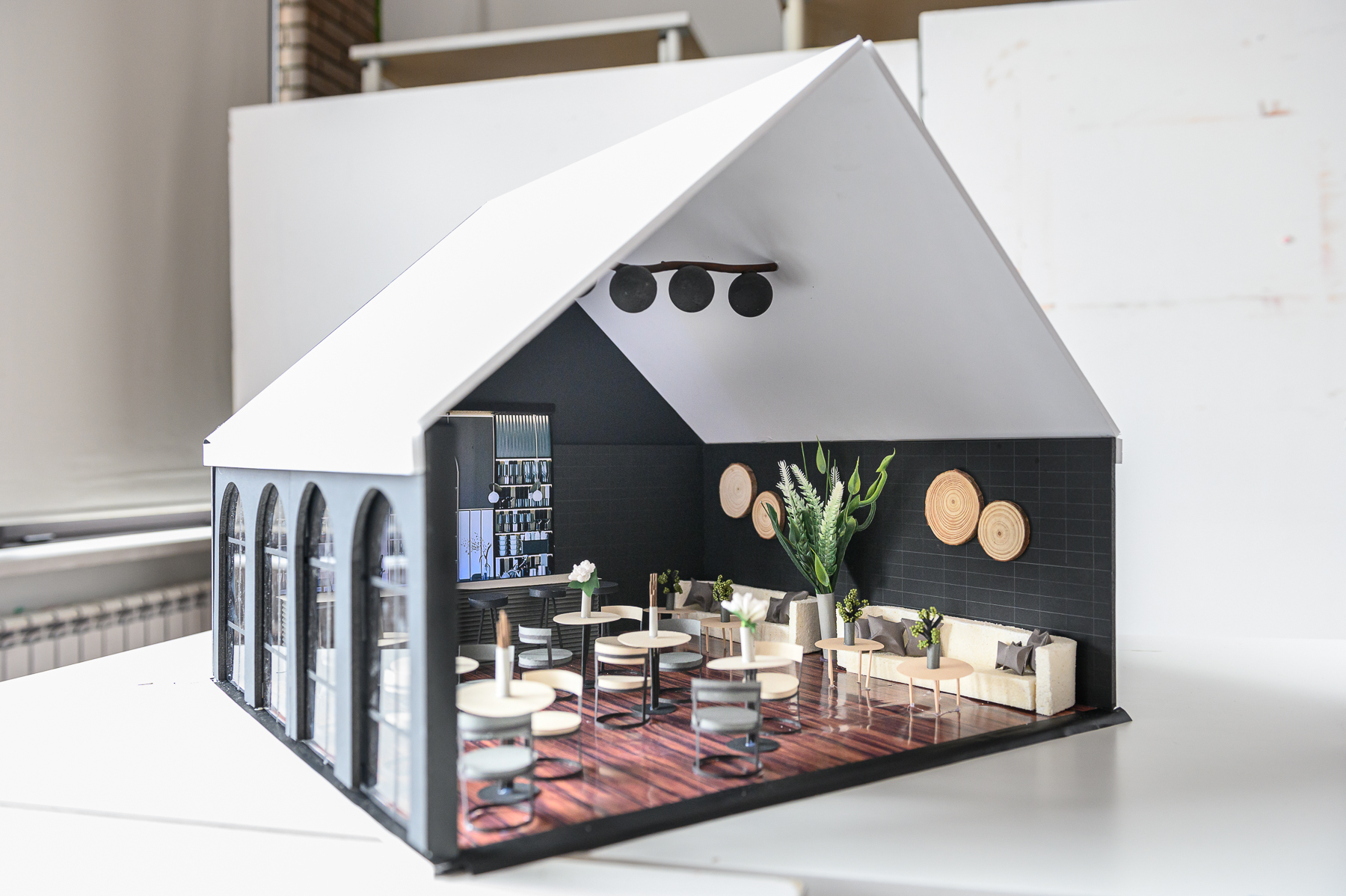 Макет загородного ресторана