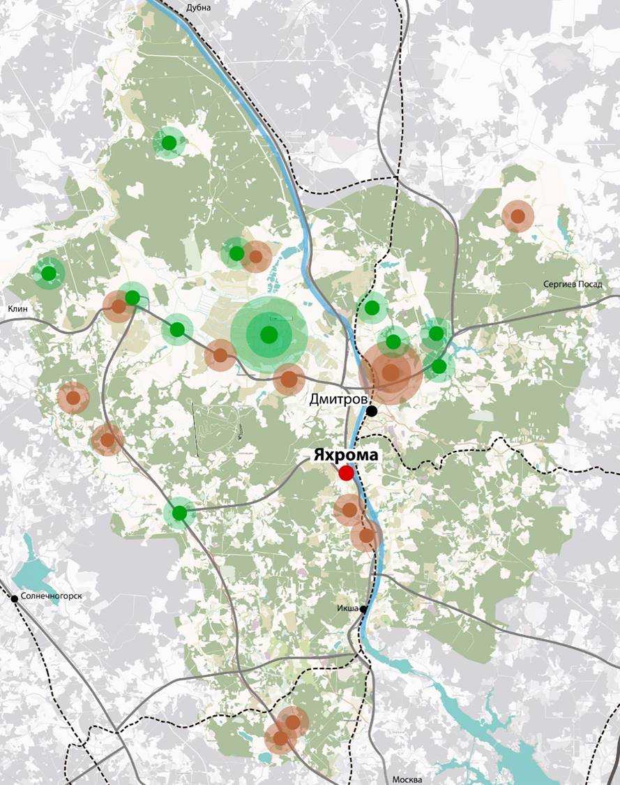 Погода яхрома карта