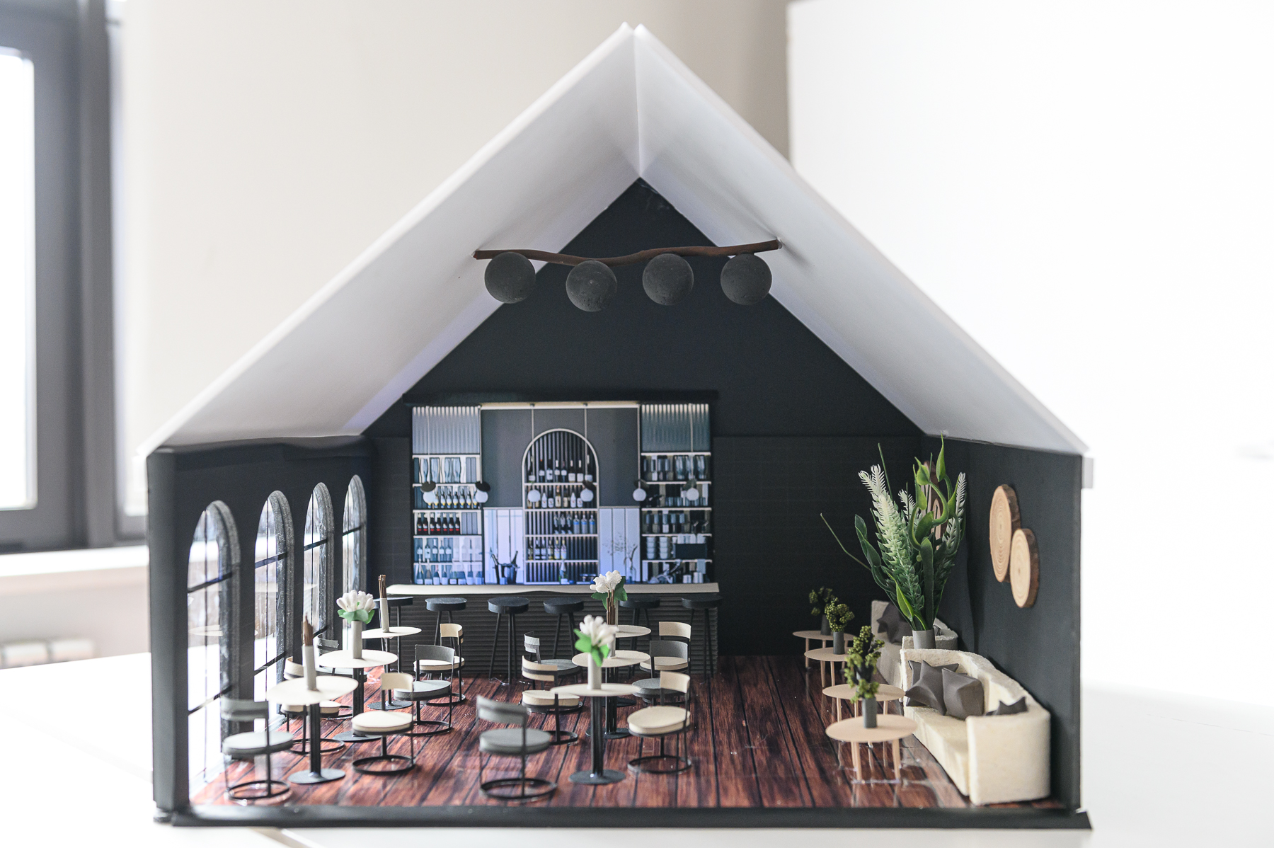 Макет загородного ресторана