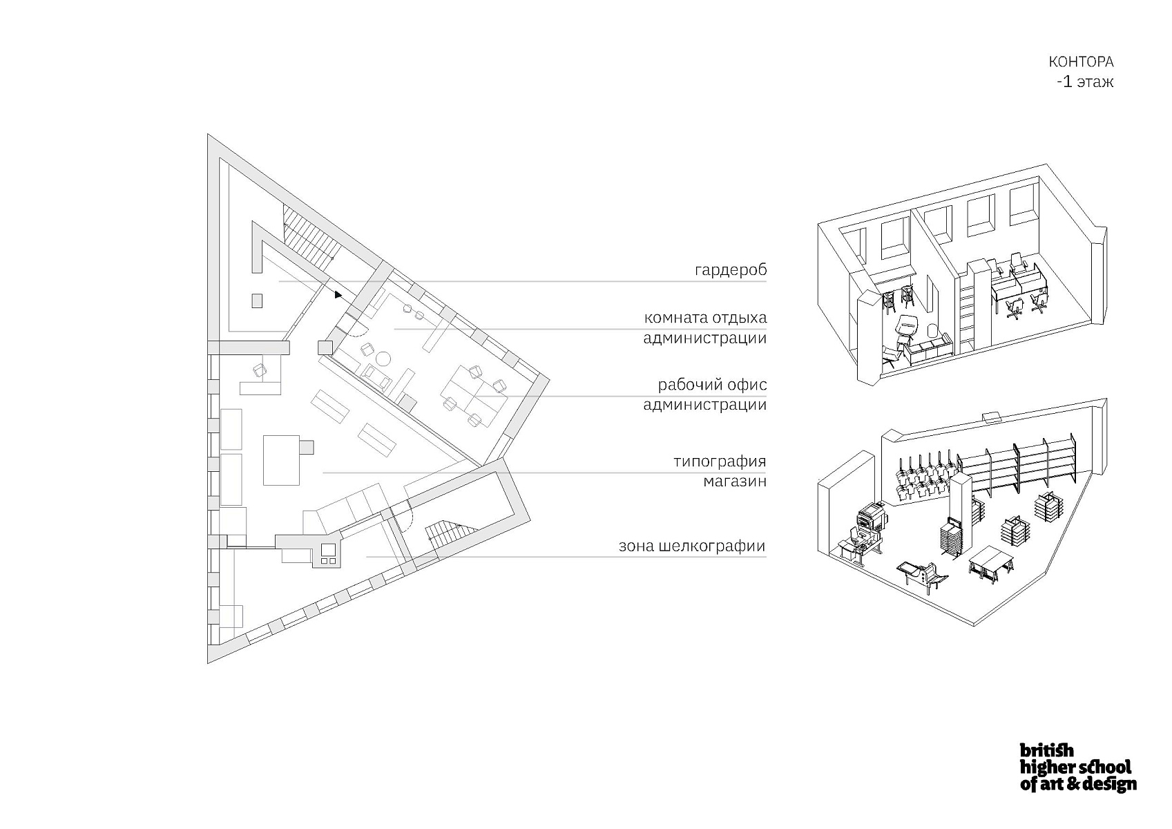 Реконструкция здания конторы Новосухаревского рынка