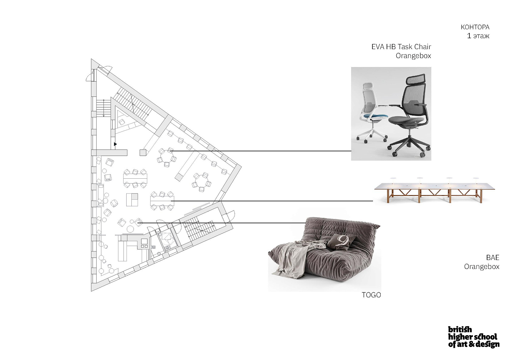 Реконструкция здания конторы Новосухаревского рынка