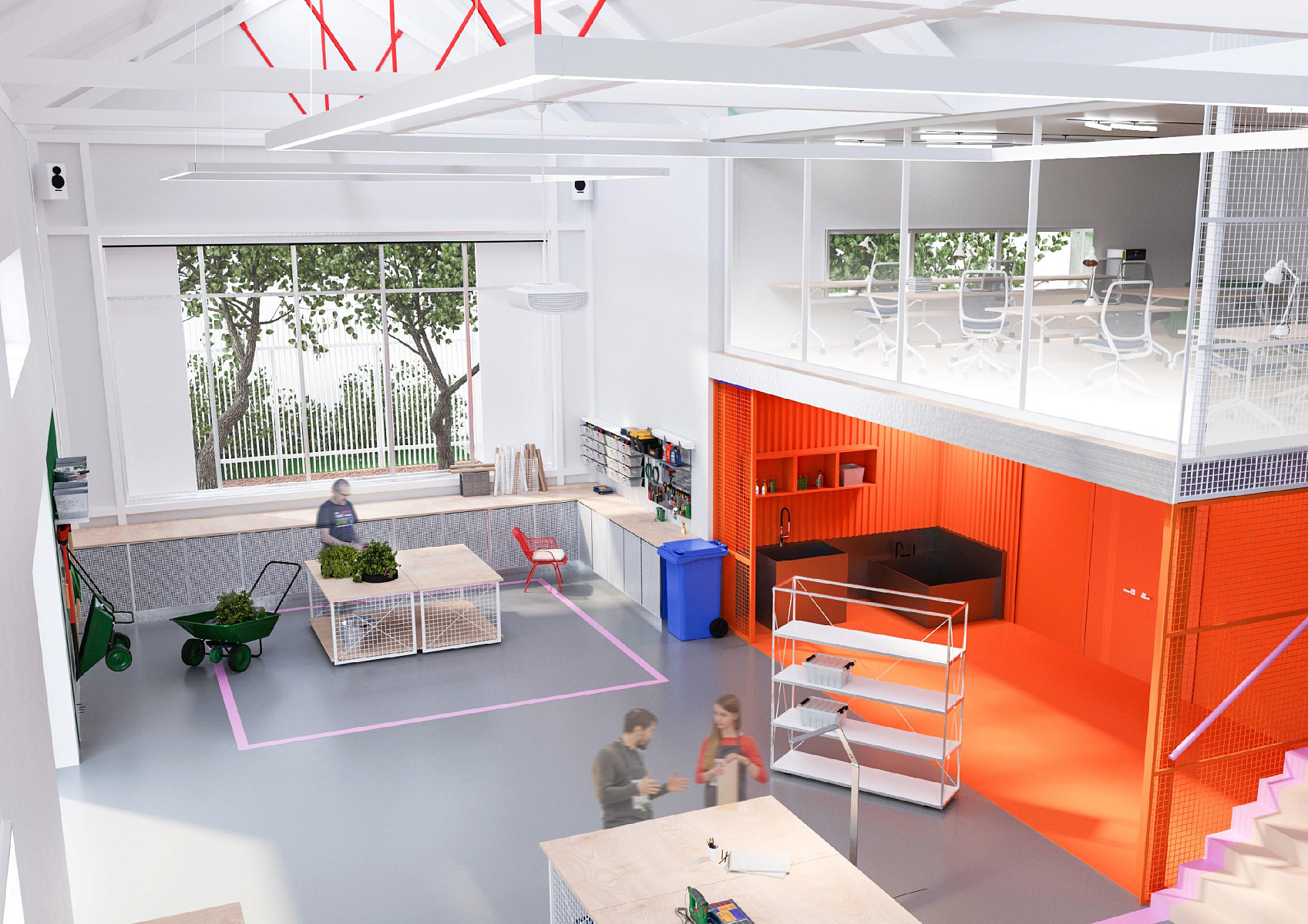 Реконструкция здания конторы Новосухаревского рынка