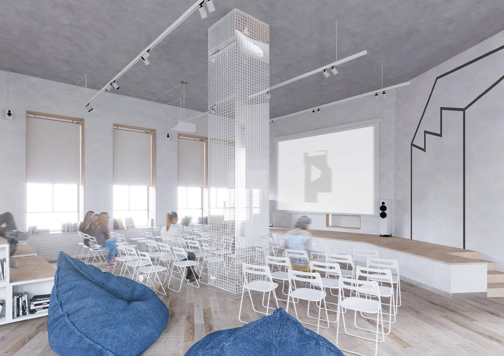 Реконструкция здания конторы Новосухаревского рынка